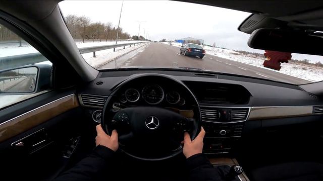 2010 Mercedes-Benz E-class (S212) E 220 CDI BlueEFFICIENCY (170 Hp) 5G-TRONIC POV Test Drive смотреть онлайн
