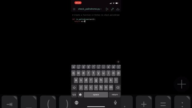 How to check palindrome in Python? смотреть онлайн
