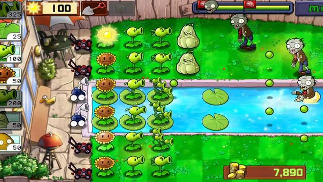 прохожу Зомби против Растений 5 часть смотреть онлайн