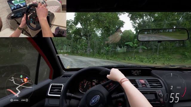 Subaru WRX STI 2015- Forza Horizon 5 / Logitech G29 steering wheel gameplay смотреть онлайн