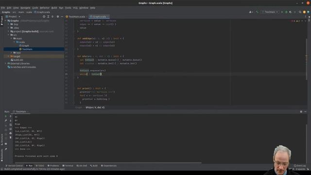 CS2 Lecture. Graphs, breadth first search (BFS) introduction and implementation смотреть онлайн