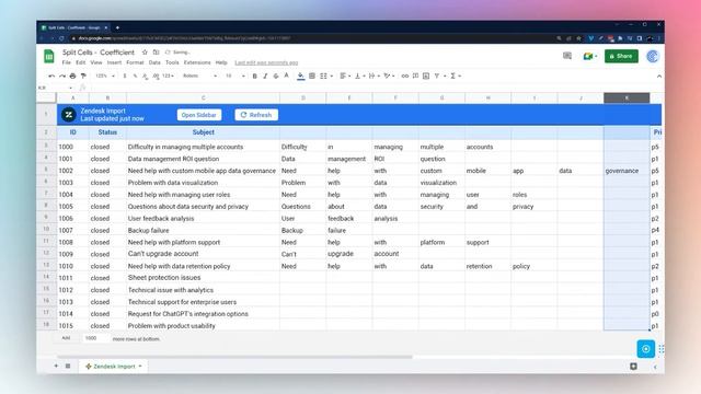 How to Split Cells in Google Sheets смотреть онлайн