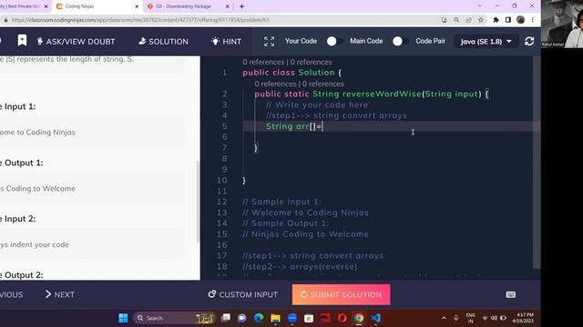 Reverse String Wordwise #java смотреть онлайн