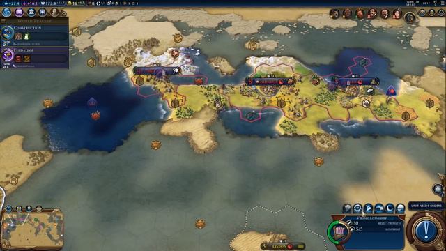 Civilization 6 - Norway on Islands Map - Ep. 4 | Civ 6 Gameplay смотреть онлайн