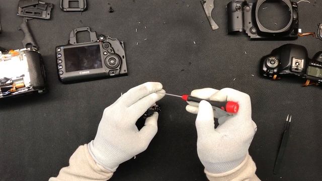 How to repair Canon DSLR camera 5D MARK IV - restore front scroller (modification) смотреть онлайн