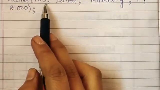 Insert Command/ Terms:-Relation||Tuple||Attribute||Degree||Cardinality||Domain смотреть онлайн