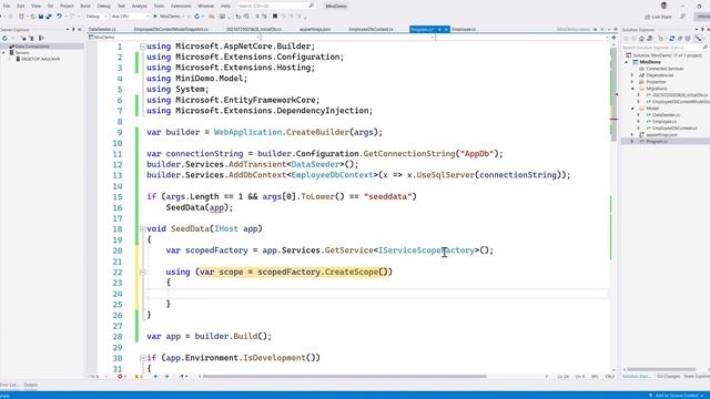 Part 3 - Seeding Data with Entity Framework for ASP.NET Core 6.0 API смотреть онлайн