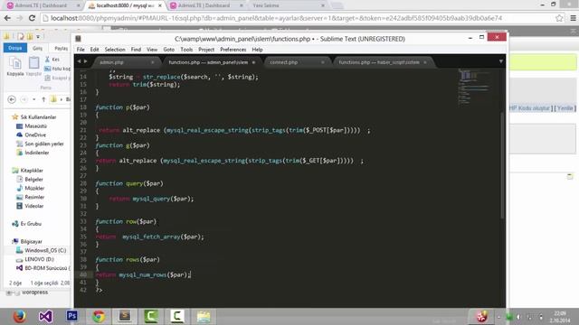 Php ile Admin Panel Yapımı -1 смотреть онлайн