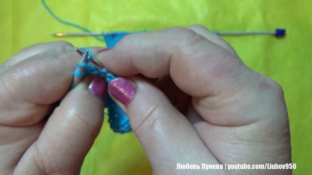 Узор Коса с сеточкой (спицами) смотреть онлайн