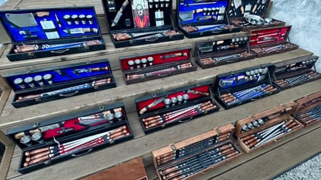 Подарочные наборы для пикника с шампурами. смотреть онлайн