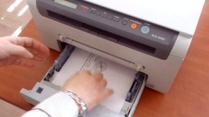 Работа и качество печати принтера Samsung scx 4200
