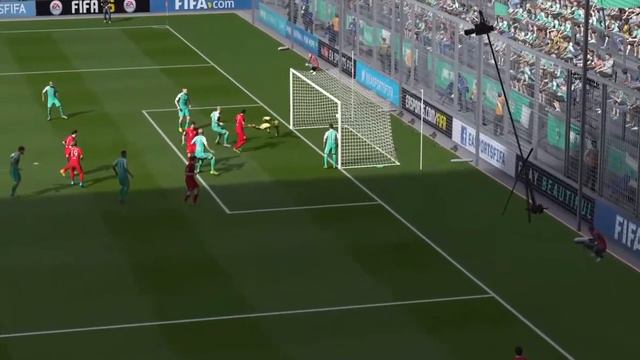 Гол Гетце Левандовски головой в дальнюю девятку с углового смотреть онлайн