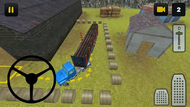 Log Truck Simulator 3D: Trailer Parking | by Jansen Games смотреть онлайн
