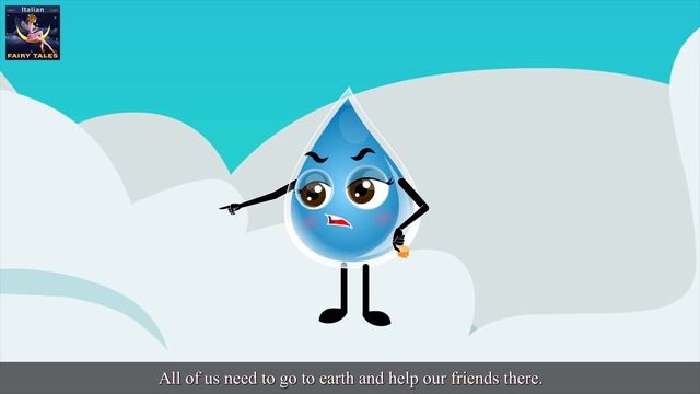 LE GOCCIOLINE DI PIOGGIA | The Raindrops Story | Fiabe Italiane @ItalianFairyTales смотреть онлайн