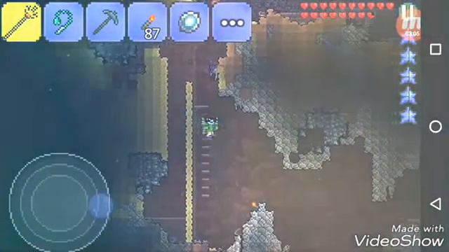 Terraria показываю дом и шахту и другое. смотреть онлайн