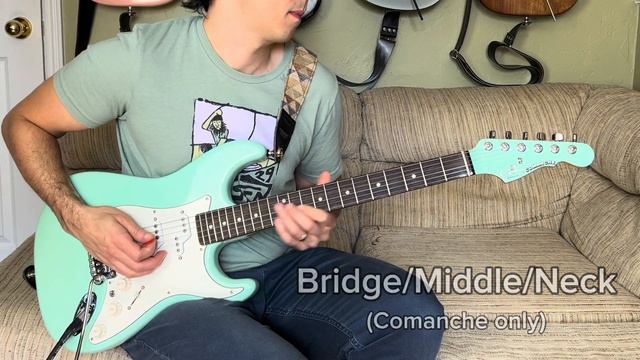 Guitar Pickup Comparison - G&L USA Comanche, Legacy, & Fender Player Series Stratocaster смотреть онлайн