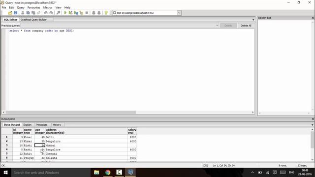 Tutorial 19 - ORDER BY Clause смотреть онлайн