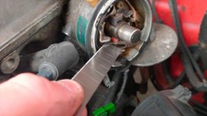 Регулировка зазора прерывателя в трамблере