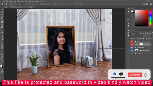 Blank Photo Frame Mockup Photoshop Photoshop Tutorial смотреть онлайн