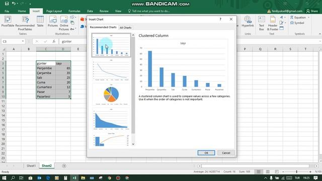 excel grafik yapma-tabloyu grafik haline getirme смотреть онлайн