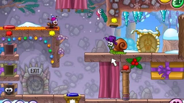 Snail Bob 6: Winter Story - LEVEL 9 - 3 ЗВЕЗДЫ смотреть онлайн