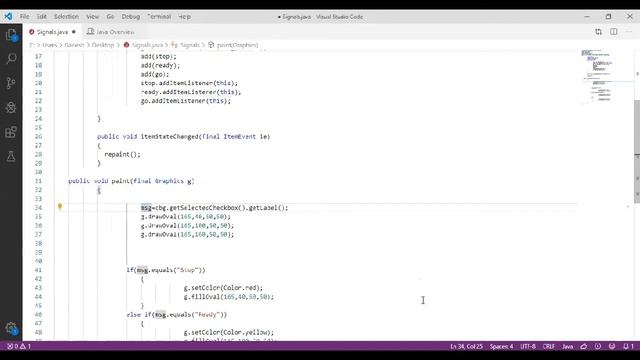 Java Applet Traffic Light Program смотреть онлайн