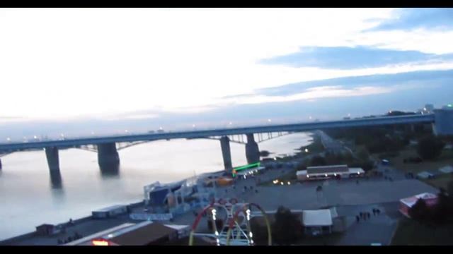 Аттракцион КОЛЕСО ОБОЗРЕНИЯ в Новосибирске Речпорт смотреть онлайн