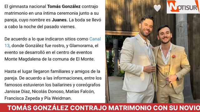 Tomás González contrajo matrimonio con su novio смотреть онлайн