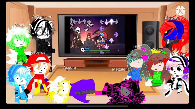 Undertale Reacts to FNF The X-EVENT Mod(Feat Cross!Sans)(Gacha Club) смотреть онлайн