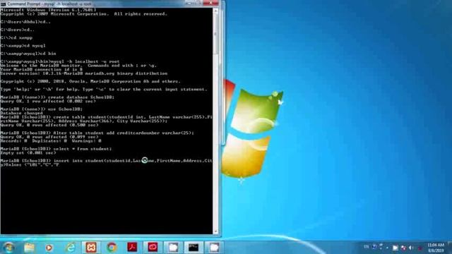 XII CA || Practical || Ex No. 4 || Usage Of MySQL commands in PHP смотреть онлайн
