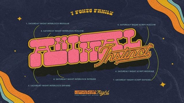 Saturday Night Font Family Font Free Download смотреть онлайн