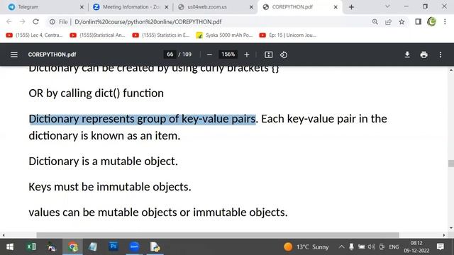 python tuple and dict смотреть онлайн