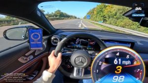 Mercedes AMG GT63 S максимальная скорость POV