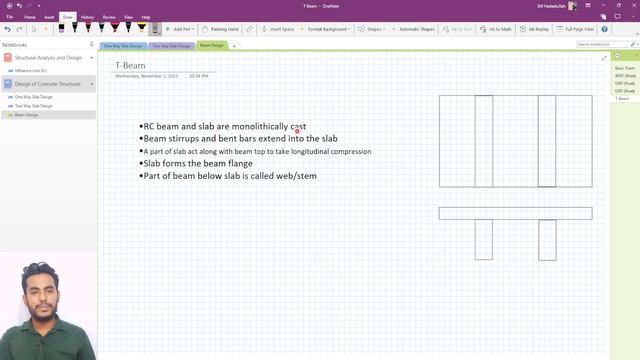 7.1 Design of Concrete Structures Course In Bangla - Basic Introduction to T-Beam смотреть онлайн