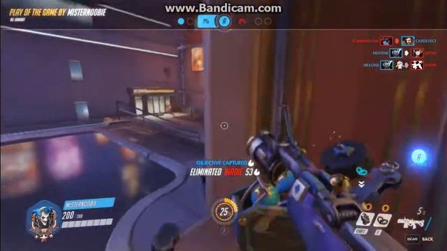 Overwatch Junkrat lame TRAP play of the game #4 Geforce 820M Core I3 4030U смотреть онлайн