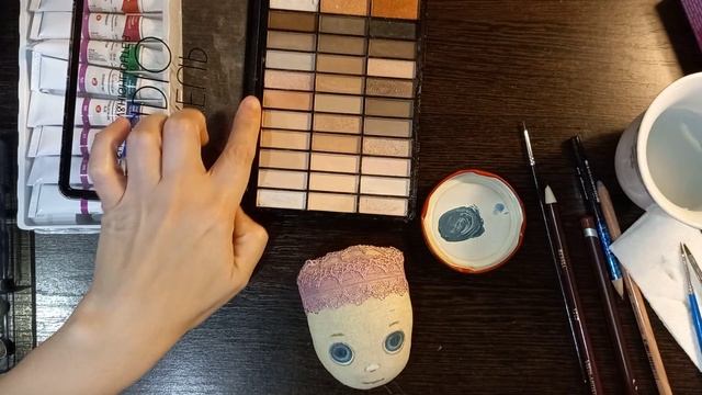 Как нарисовать лицо кукле из ткани | How to draw a doll's face from fabric with your own hands смотреть онлайн
