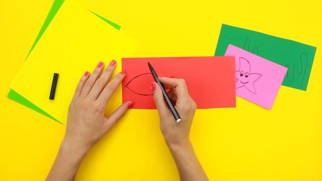 Как сделать аквариум из картона? смотреть онлайн