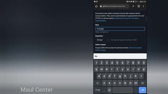 Membuat token github untuk remote access смотреть онлайн