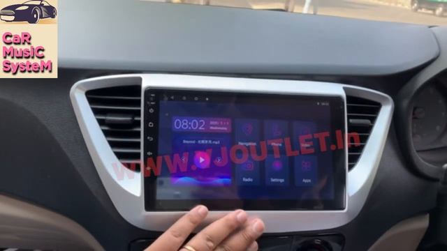 Hyundai Verna Android Stereo Installation (2017-2018 ) | Installed Android Stereo In Hyundai Verna