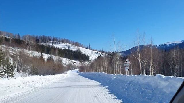Снегоход с Винтовкой дорога на Западно Алтайский Заповедник Февраль ? смотреть онлайн