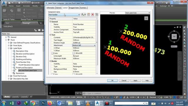 Ethiopia_Autocad civil 3d 2018 creating Point style and Point label style смотреть онлайн