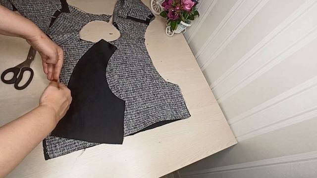 DIY / Шьем жилет из твида на подкладке. Моделирование. Раскрой. Пошив. смотреть онлайн