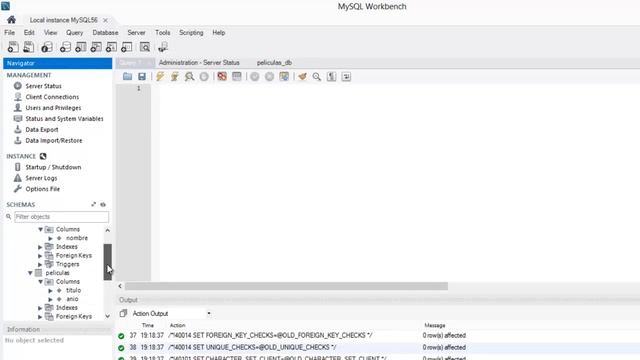 6 Corriendo tu primer script en MYSQL смотреть онлайн