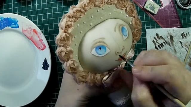 Рисуем лицо текстильной кукле 2 часть смотреть онлайн