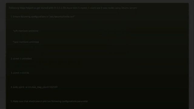 Elasticsearch - Bootstrap checks failing смотреть онлайн