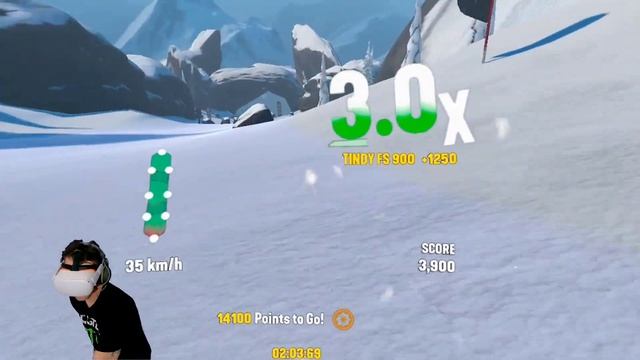 Oculus Quest 2 Carve Snowboarding VR is like Snowboard Party World Tour смотреть онлайн
