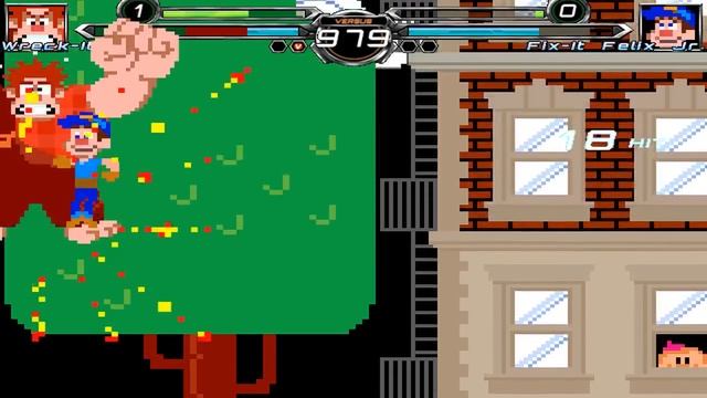 NICK54222 MUGEN: Wreck-It Ralph VS Fix-It Felix Jr.