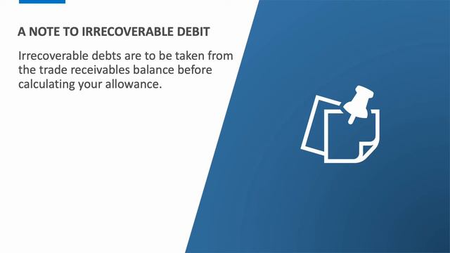 AAT Level 3 - Allowance for Doubtful Debt - Creating the Allowance смотреть онлайн