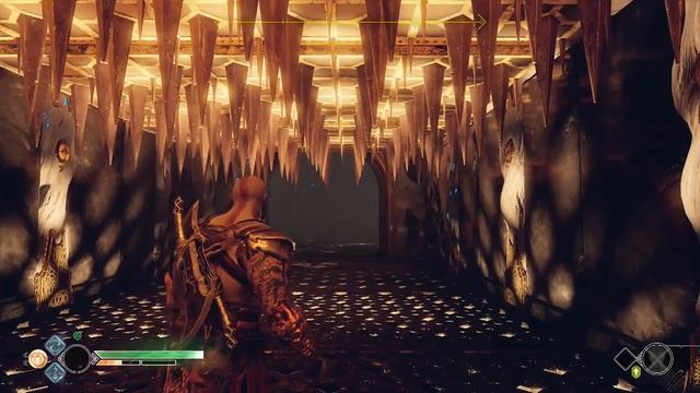 God of War Break Chains Get Past Spike Roofs to Tyr Temple Outside смотреть онлайн