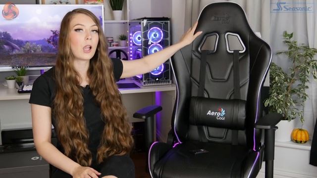 BRIONY Reviews The New RGB Aerocool AC220 Air Chair - Yes, RGB In A Chair!